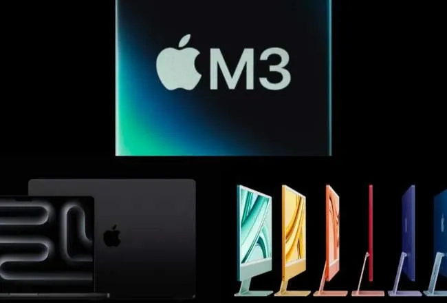 Các dòng của chip Apple M3 mới